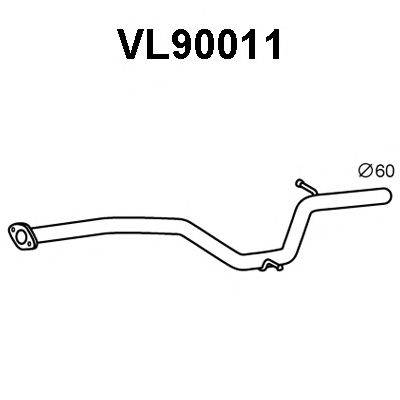VOLVO 30769097 Труба вихлопного газу