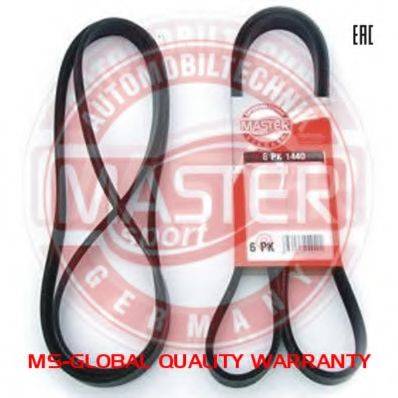 MASTER-SPORT 6 PK 1468 Полікліновий ремінь
