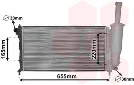 PAPE 8109 Радіатор, охолодження двигуна