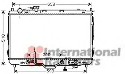 GERI 35541 Радіатор, охолодження двигуна