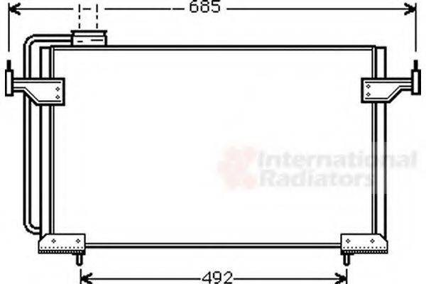 PAPE 53008 Конденсатор, кондиціонер