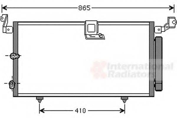 TOYOTA 88450-48010 Конденсатор, кондиціонер