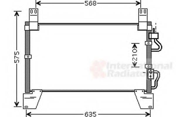 DAEWOO 68400-08001 Конденсатор, кондиціонер