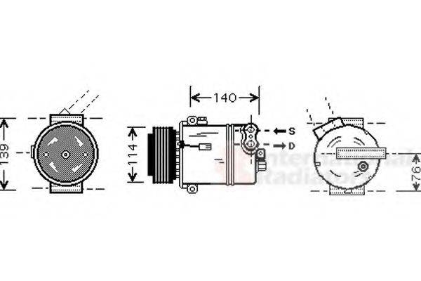 VAN WEZEL 3700K451