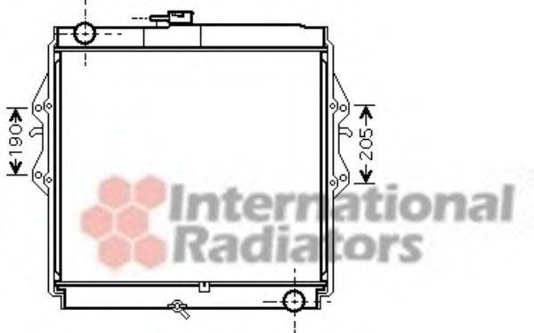 TOYOTA 16400-67190 Радіатор, охолодження двигуна