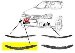 VW 1K0853964 Облицювання, бампер