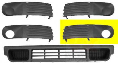 VW 7H0807489B Ґрати вентилятора, буфер