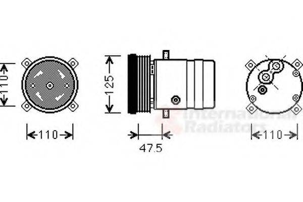 OPEL 1854028 Компресор, кондиціонер