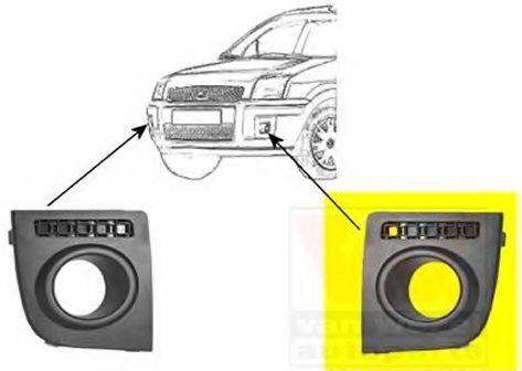 FORD 1369325 Ґрати вентилятора, буфер