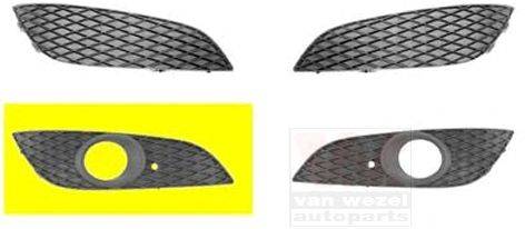 OPEL 1400409 Ґрати вентилятора, буфер