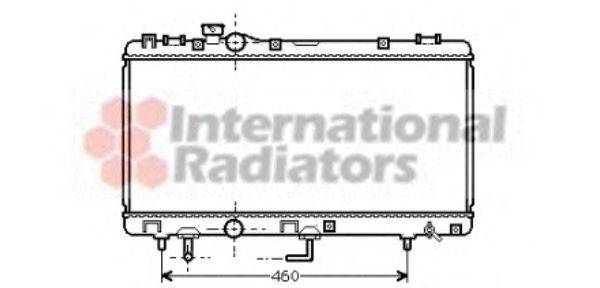 4SEASONS 130.221 Радіатор, охолодження двигуна