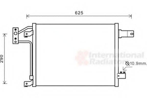 JEEP 55056726AA Конденсатор, кондиціонер