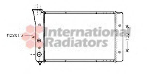 GERI 16650 Радіатор, охолодження двигуна