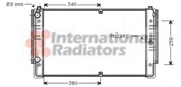 VALEO 853408 Радіатор, охолодження двигуна