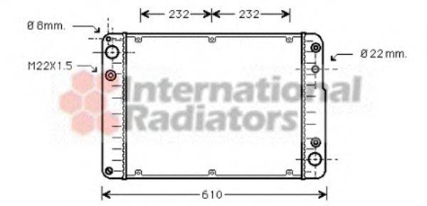 NRF 51368 Радіатор, охолодження двигуна