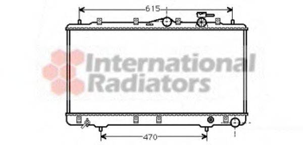 GERI 33021 Радіатор, охолодження двигуна