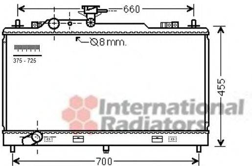 MAZDA LFH1-15-200C Радіатор, охолодження двигуна