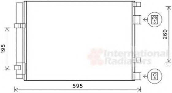 HYUNDAI 976061R300 Конденсатор, кондиціонер