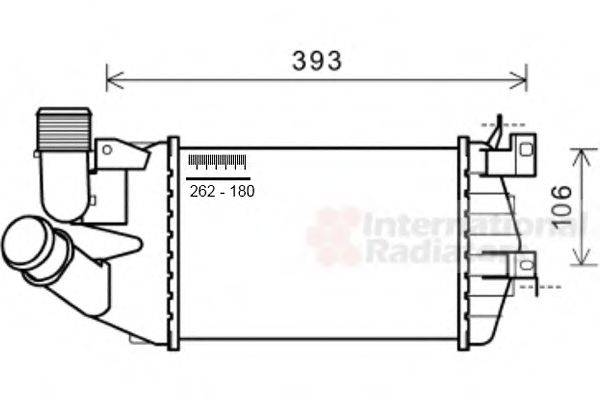 OPEL 6302076 Інтеркулер