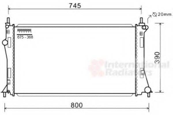 MAZDA LFFM-15-200A Радіатор, охолодження двигуна