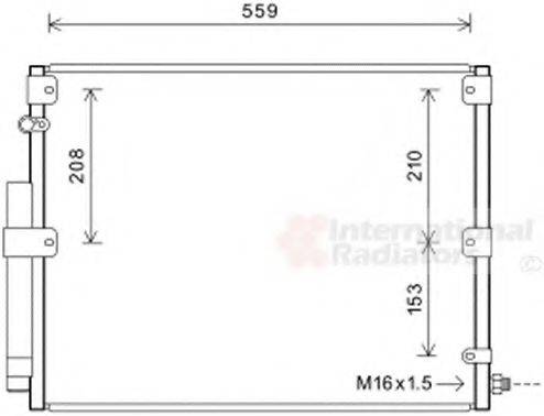 TOYOTA 88460-60261 Конденсатор, кондиціонер