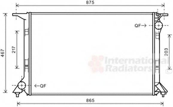 NRF 60319 Радіатор, охолодження двигуна