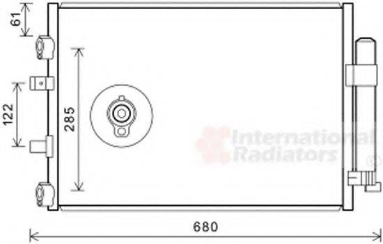 FORD 1684942 Конденсатор, кондиціонер