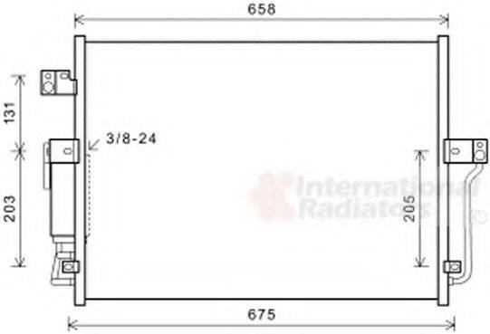 SSANGYONG 6840021000 Конденсатор, кондиціонер