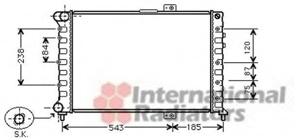 PAPE 1015 Радіатор, охолодження двигуна