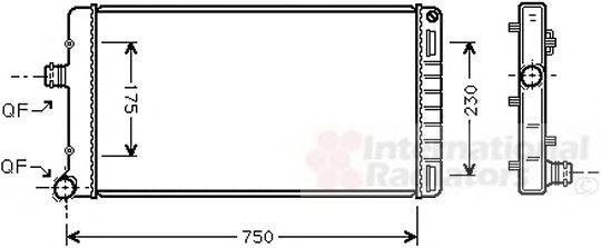 PAPE 8103 Радіатор, охолодження двигуна
