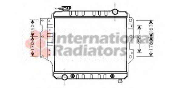 PAPE 40010 Радіатор, охолодження двигуна