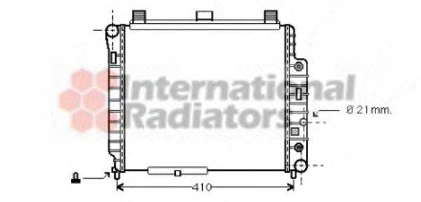 4SEASONS 118.110 Радіатор, охолодження двигуна