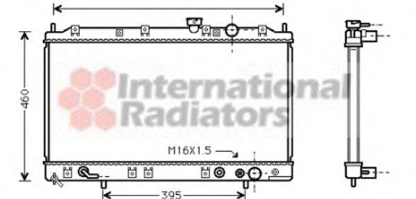 NRF 53305 Радіатор, охолодження двигуна