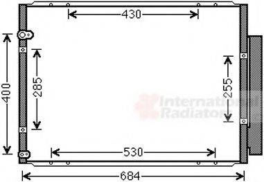 TOYOTA 88460-48061 Конденсатор, кондиціонер