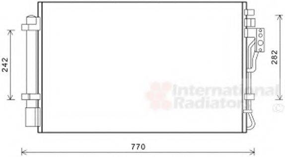 NRF 350022 Конденсатор, кондиціонер