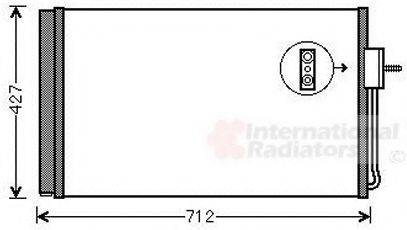 OPEL 1850193 Конденсатор, кондиціонер