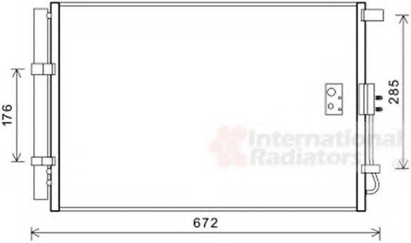 NRF 350015 Конденсатор, кондиціонер