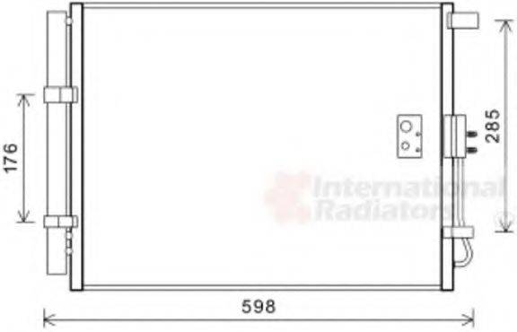 HYUNDAI 97606-A5800 Конденсатор, кондиціонер