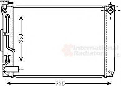NRF 646866 Радіатор, охолодження двигуна