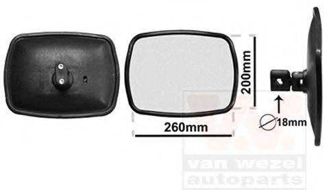 VAN WEZEL 8216 Зовнішнє дзеркало