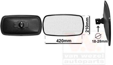 VAN WEZEL 8220 Зовнішнє дзеркало