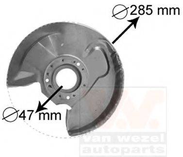 SCHLIECKMANN 311377 Відбивач, диск гальмівного механізму