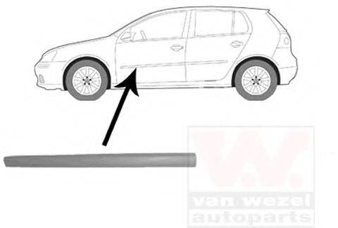 VW 1K4853515CGRU Облицювання / захисна накладка, двері
