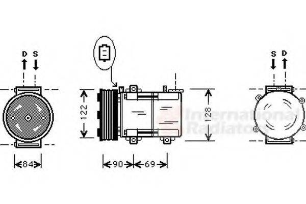 MAZDA EC05-61-45Z Компресор, кондиціонер