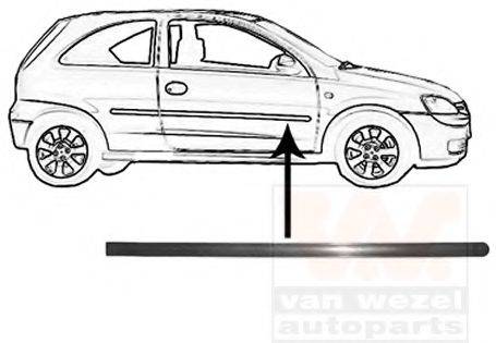 OPEL 5171546 Облицювання / захисна накладка, двері
