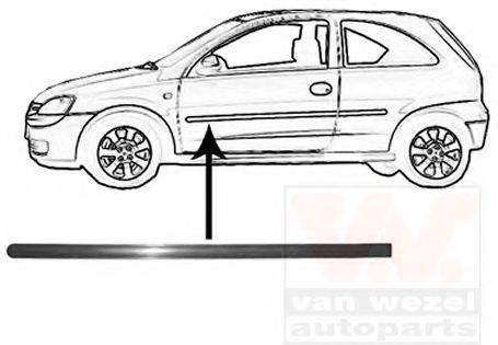 OPEL 5171545 Облицювання / захисна накладка, двері