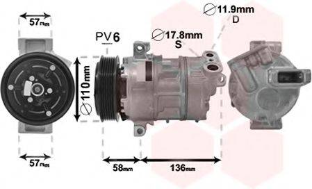 FIAT / LANCIA 51820449 Компресор, кондиціонер