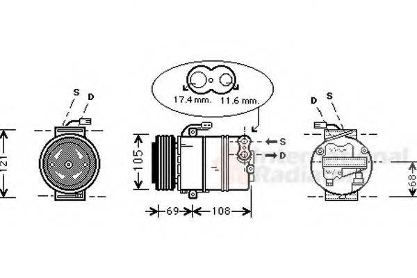 VAN WEZEL 3700K316