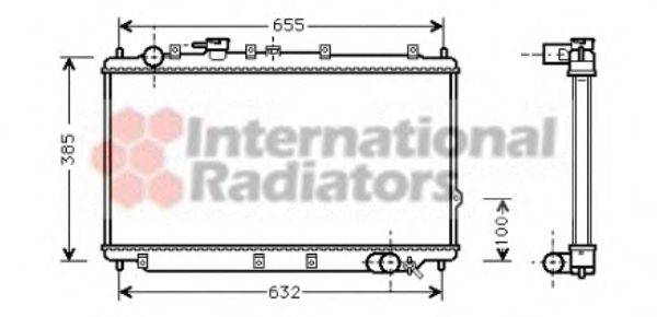 VALEO 734265 Радіатор, охолодження двигуна
