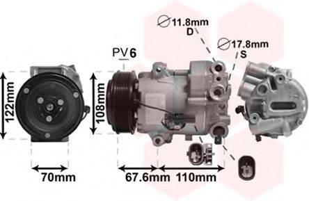 OPEL 1618400 Компресор, кондиціонер